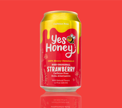 Bee Original Strawberry Soda Alternative - 12-Pack