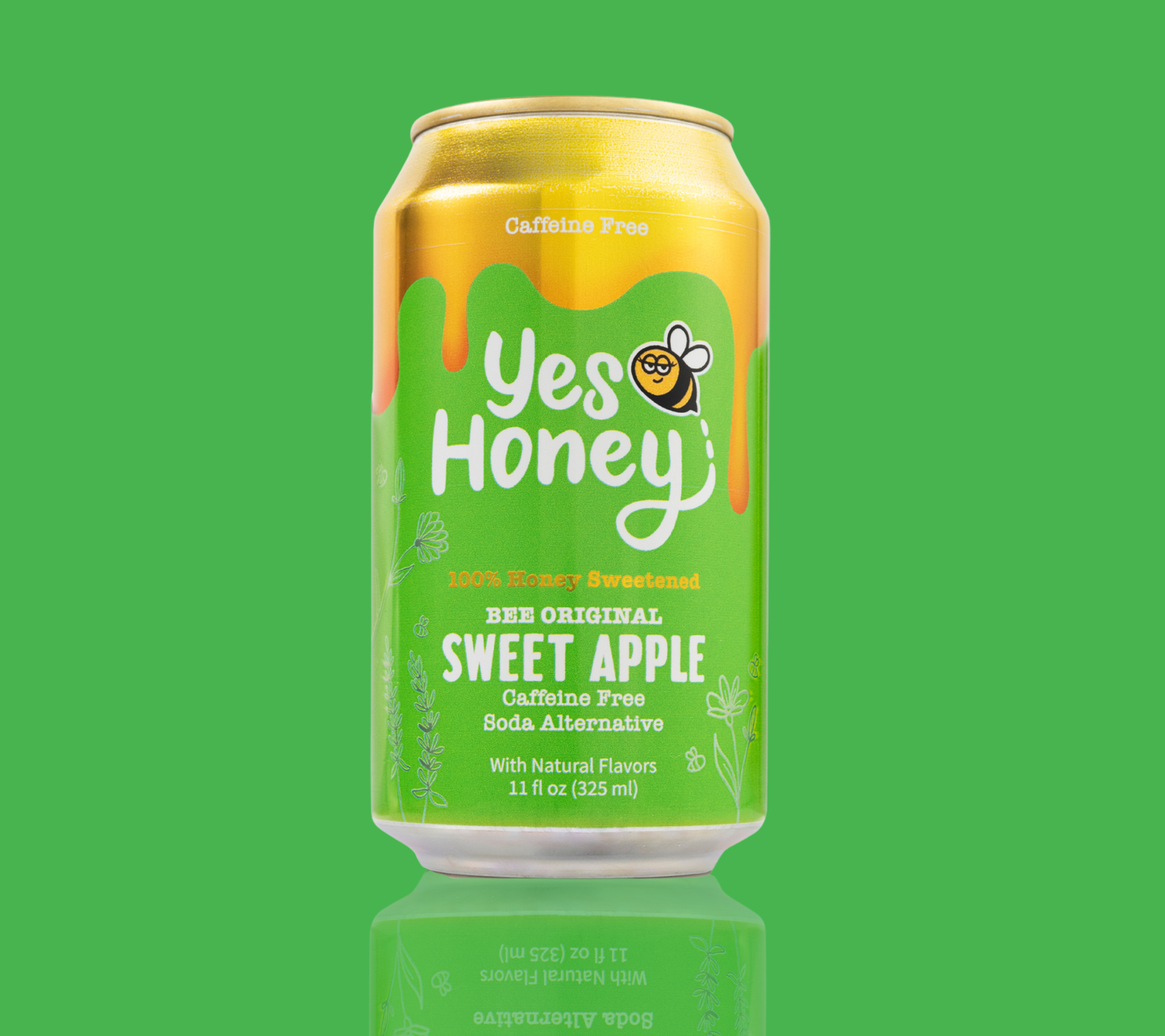 Alternativa al refresco de manzana dulce Bee Original