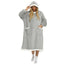 Hoodie en Flanelle Super Long pour un Confort Ultime