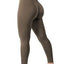 Leggings taille haute à fronces pour femmes