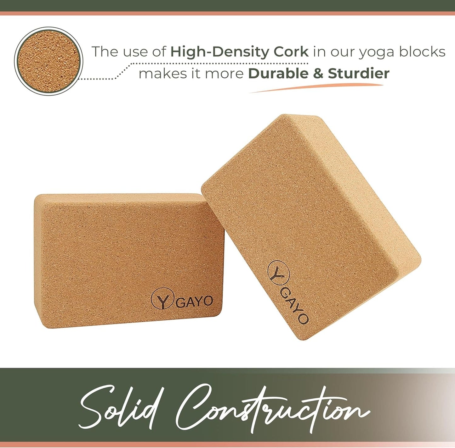 Sustainable Cork Yoga Essentials Set for Mindful Practice - Korvel