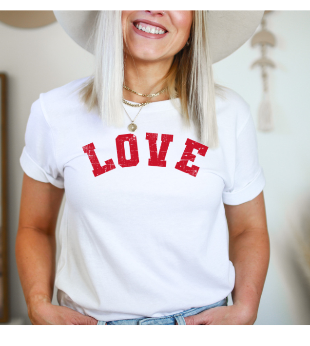 T-shirt Block Love 4123