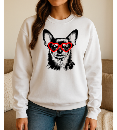 Chihuahua Love Graphic Sweatshirt - Korvel