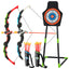 Youth Archery Bow Set with LED Light and 20 Suction Cup Arrows