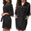 Kimono Style Silk Robe