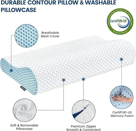 Almohada Ortopédica de Soporte para el Cuello Premium