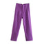 Pantalons Droits Chic pour Femme de Bureau
