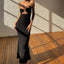 Vestido Largo Halter Elegante Sin Espalda