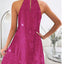 Elegant Halter Strapless Sequin Formal Dress
