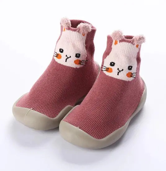 Chaussures pour bébés à semelle souple antidérapante pour les premiers pas