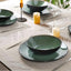Ensemble de 6 assiettes en céramique élégantes pour un repas polyvalent