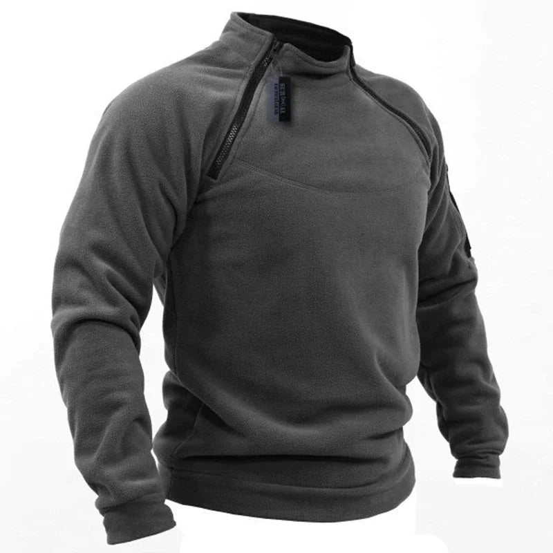 Men's Tactical Fleece Jacket for Outdoor Adventures
