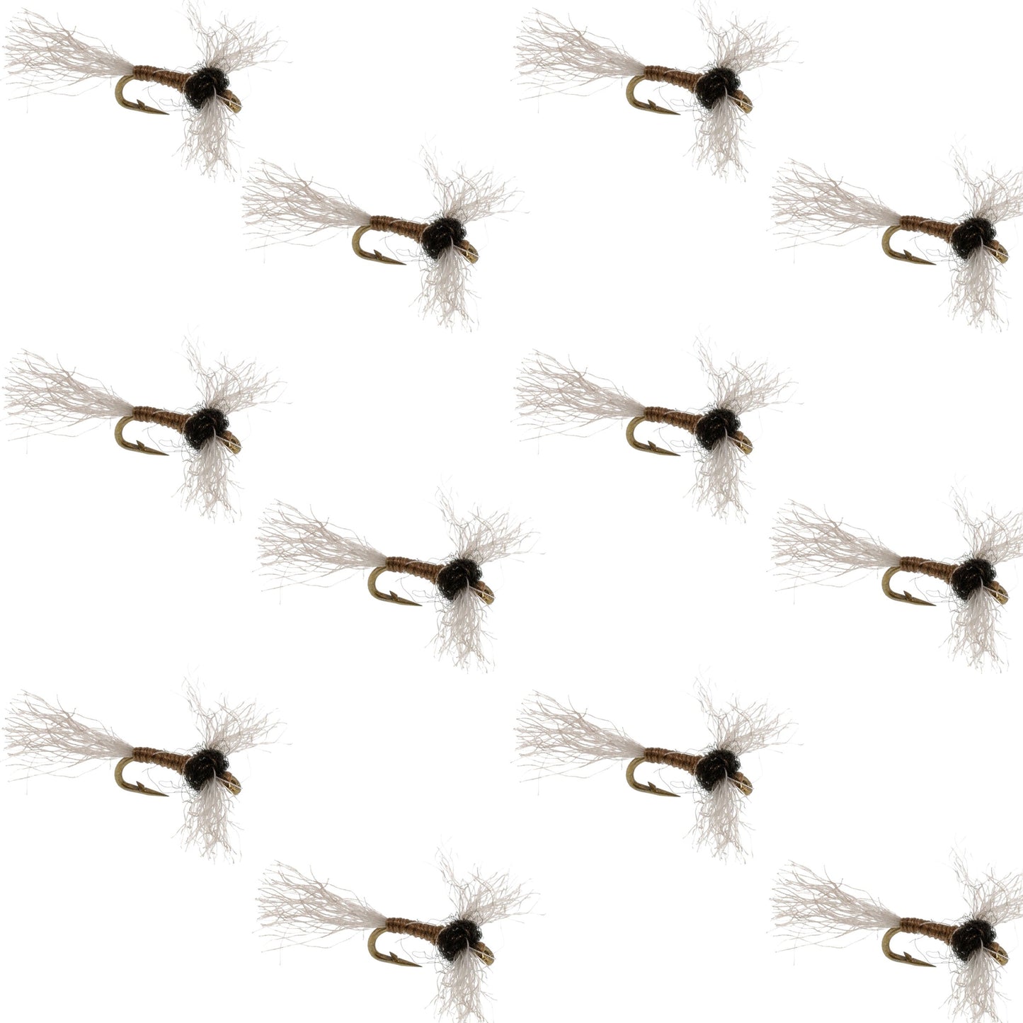 Mouches à pêche Midge Zelon améliorées - Taille 20 (paquet de 12)