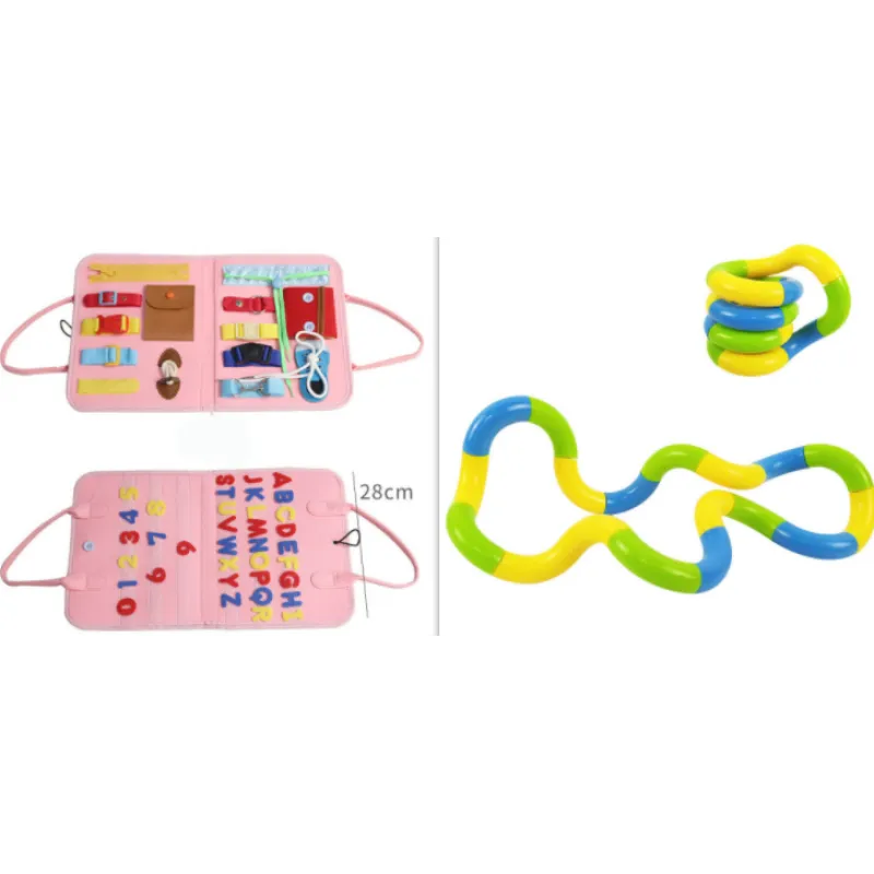 Montessori-Inspired Toddler Busy Board