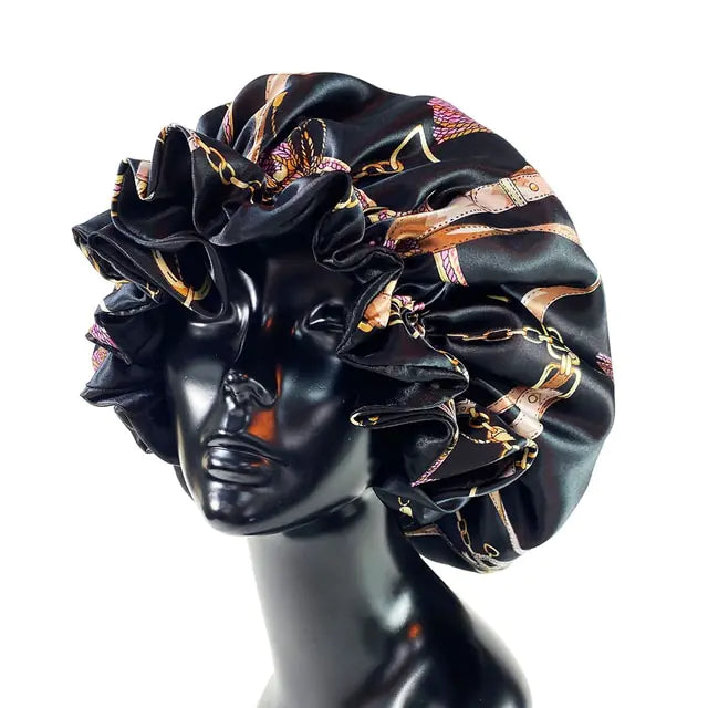 Bonnet de Nuit Satin pour Femmes pour la Protection des Cheveux