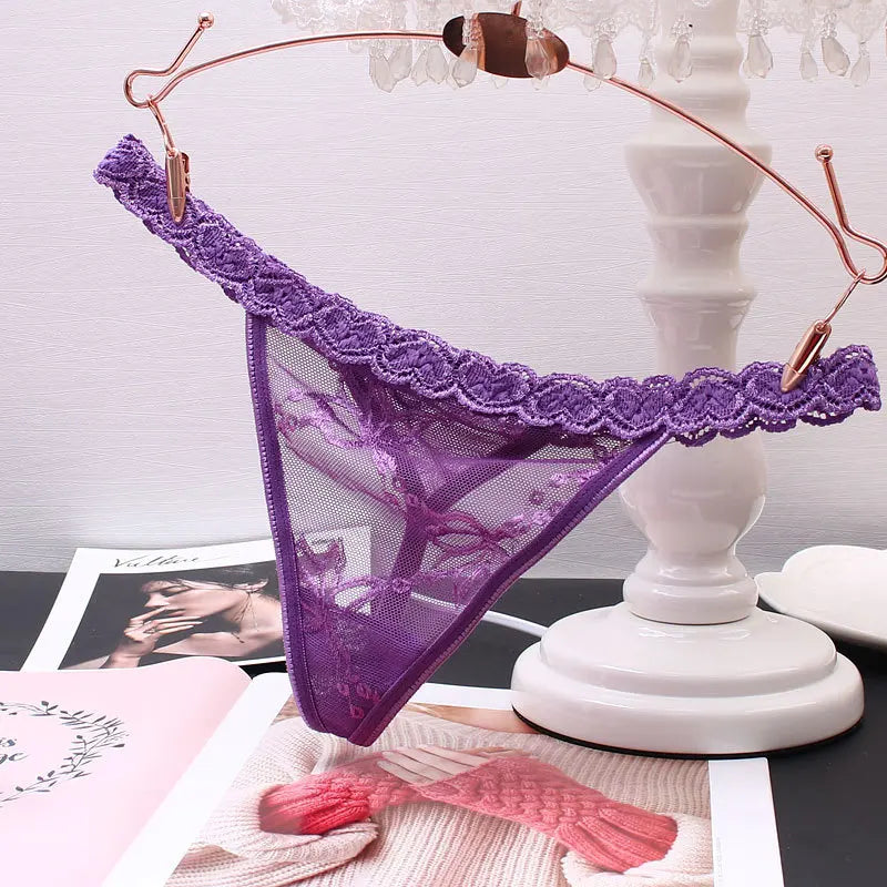 Elegant Lace Thong for Women