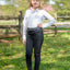 Breeches en denim avec genouillère pour filles