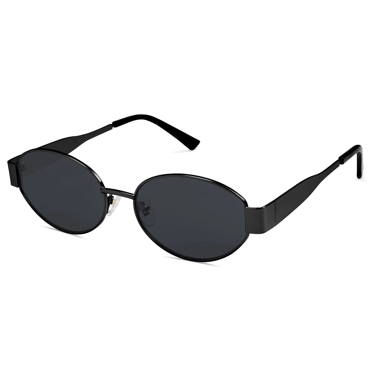 Lunettes de soleil ovales rétro SOJOS - Protection classique UV400