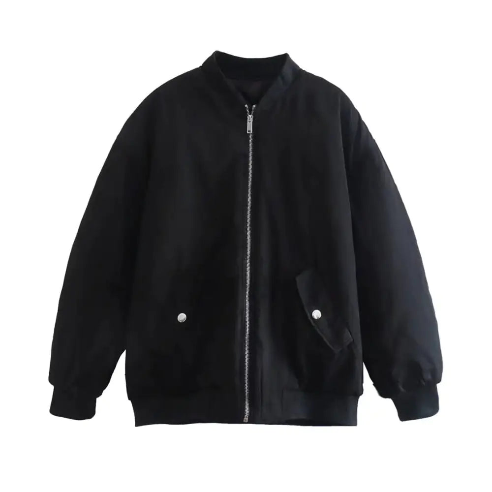 Chaqueta Bomber Premium con Cierre