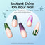 Modelones Chameleon Blue Gel Nail Polish - 15ML Shimmer Finish