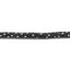 Bracelet Éternité en Or Blanc 18K avec Diamants Noirs et Blancs - Taille 7"