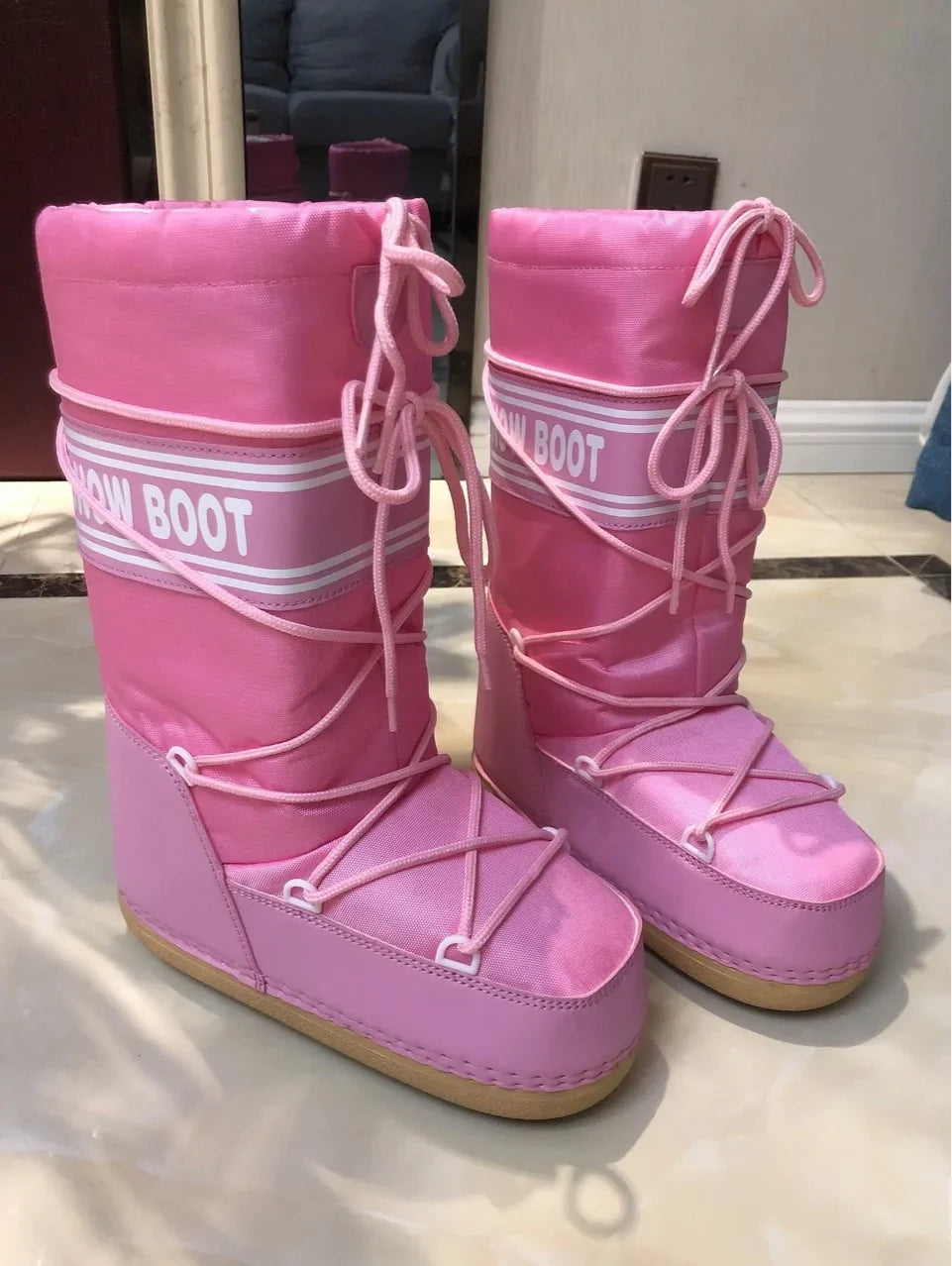 Botas de Invierno Impermeables para Mujeres con Comodidad y Estilo
