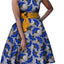 Batik Printed Cotton Dress and Skirt Combo