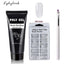 Kit de Poly Gel pour Nail Art Français avec Pinceau UV et Conseils d'Ongles