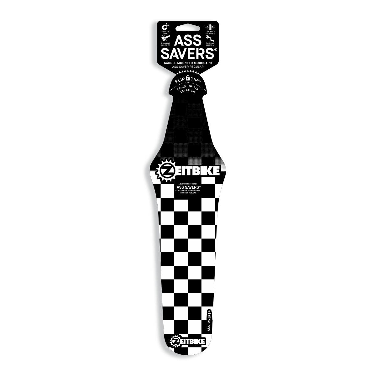 ZEITBIKE Ass Savers - Checkered - Gen 4 - Regular