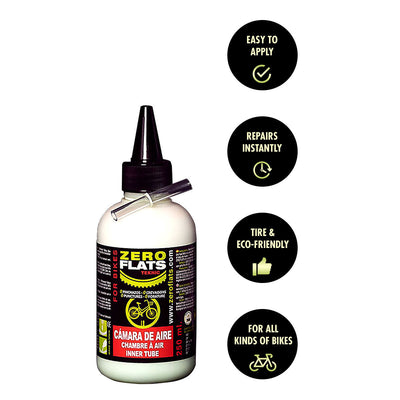 ZeroFlats Teknic Anti-Puncture Sealant for Inner Tubes - 250 ml