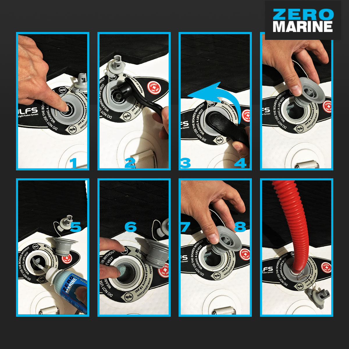 Zero Marine Anti Puncture Sealant for Marine Inflatables (250ml)