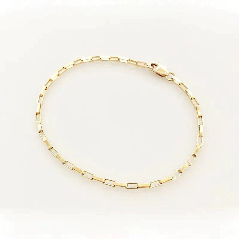 Handcrafted Luxury Gold Chain Bracelet
