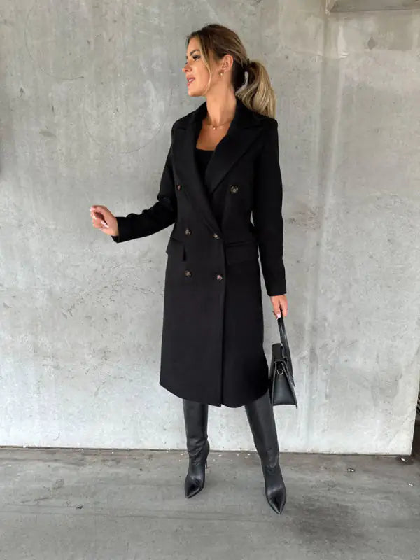 Elegant Business Casual Overcoat for Women