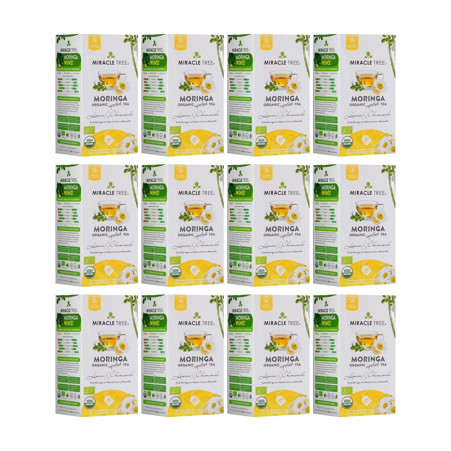 Organic Moringa Tea with Lemon & Chamomile