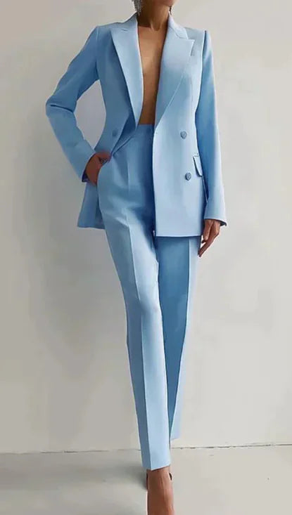 Ensemble de costume d'affaires décontracté pour femmes élégant