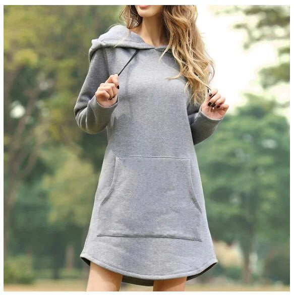 Sudadera de Manga Larga de Color Sólido