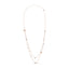 Collier en perles d'eau douce et diamants à double rang en or rose 18K