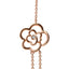 Collier en perles d'eau douce et diamants à double rang en or rose 18K