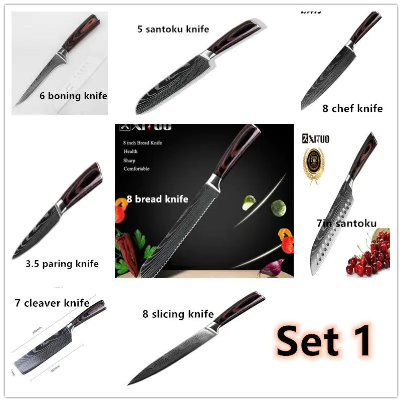 Juego de cuchillos de cocina Carpenter's Special de 6 piezas