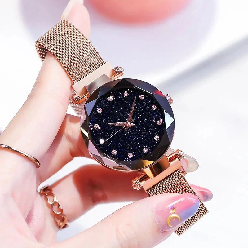 Reloj Magnético de Lujo - Elegante Pieza de Tiempo