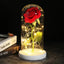 Enchanted Glass Rose Decoration for Home Decor
