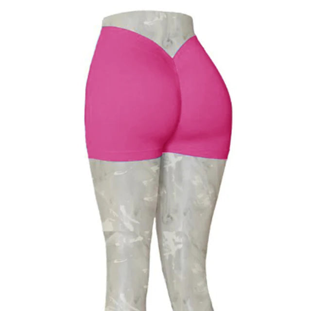 Pantalons de yoga en nylon V Back pour femmes