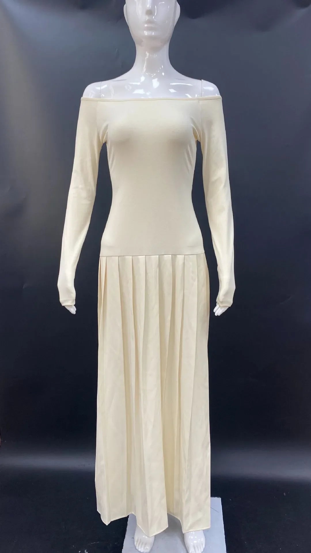 Robe Élegante Rétro Fendue
