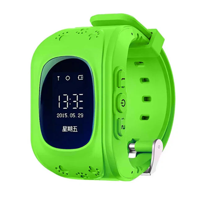 Smart Watch Support GSM 2G SIM Card Children Smartwatch GPS Tracker SOS Call Wristwatch Sport Clock for Kid Boy Girl Kids - Korvel