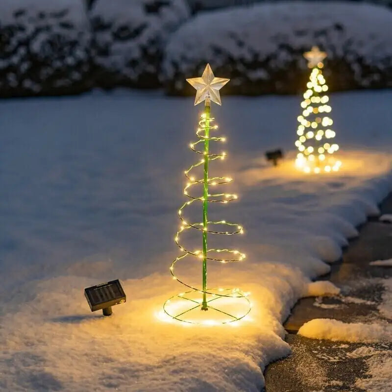 Luces de Navidad LED solares - Decoración navideña ecológica