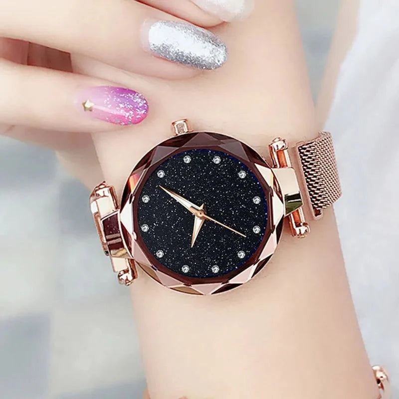 Reloj Magnético de Lujo - Elegante Pieza de Tiempo