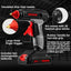Cordless 20V Hot Melt Glue Gun Kit with Rechargeable Batteries