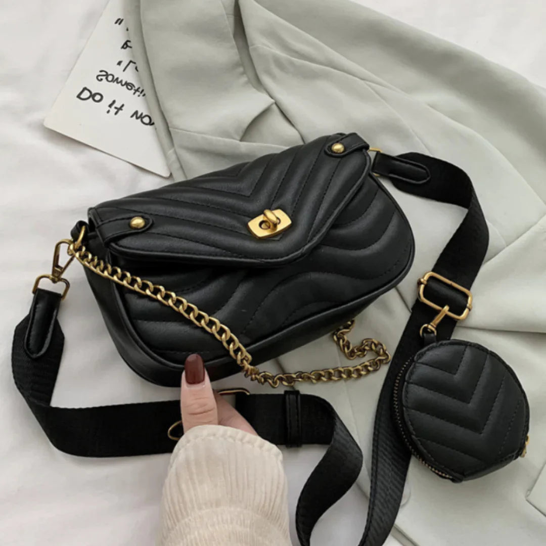 Sac à bandoulière matelassé Louise
