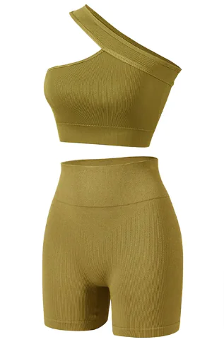 Soutien-gorge de sport off-shoulder pour femmes - Élégant et confortable