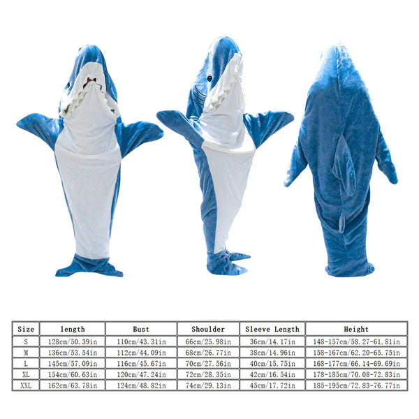 Manta Sharkie - Comodidad Acogedora y Juguetona